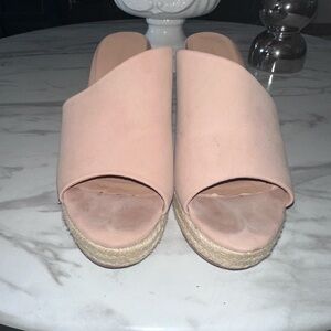 Cynthia Rowley Pink Platform Slip-Ons